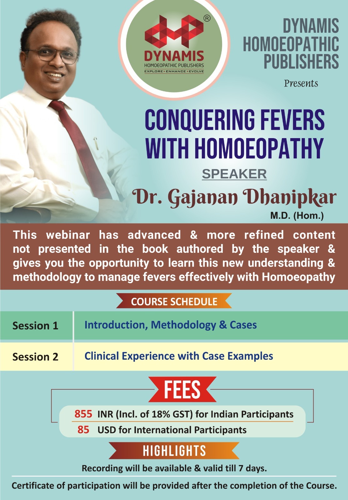 CONQUERING FEVERS WITH HOMOEOPATHY