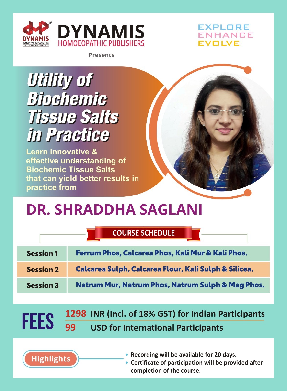 UTILITY OF BIOCHEMIC TISSUE SALTS IN PRACTICE